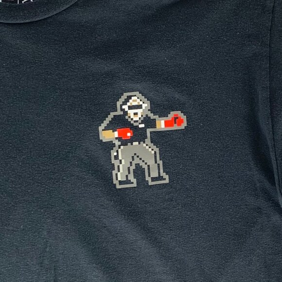 Baseballism Black Punch Out Short Sleeve Crewneck Shirt Mens XL - Picture 4 of 5